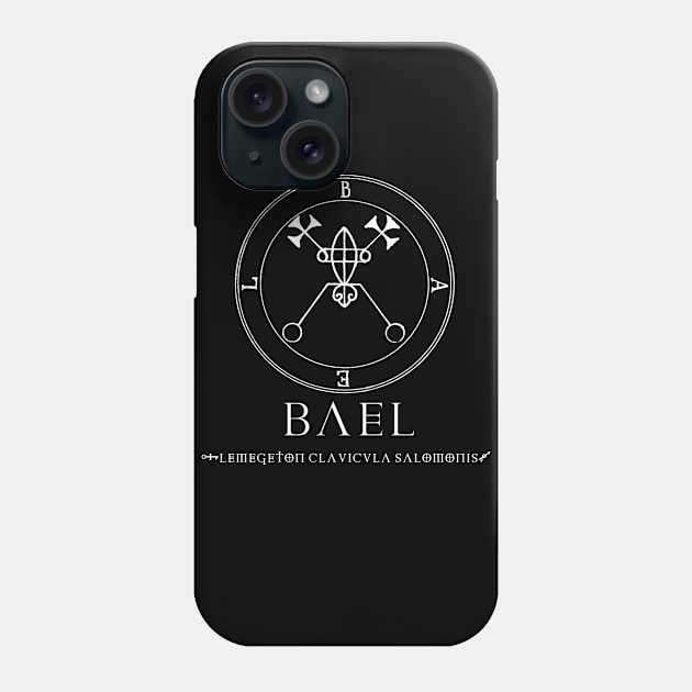 Lemegeton Bael Black Phone Case by Mortrau