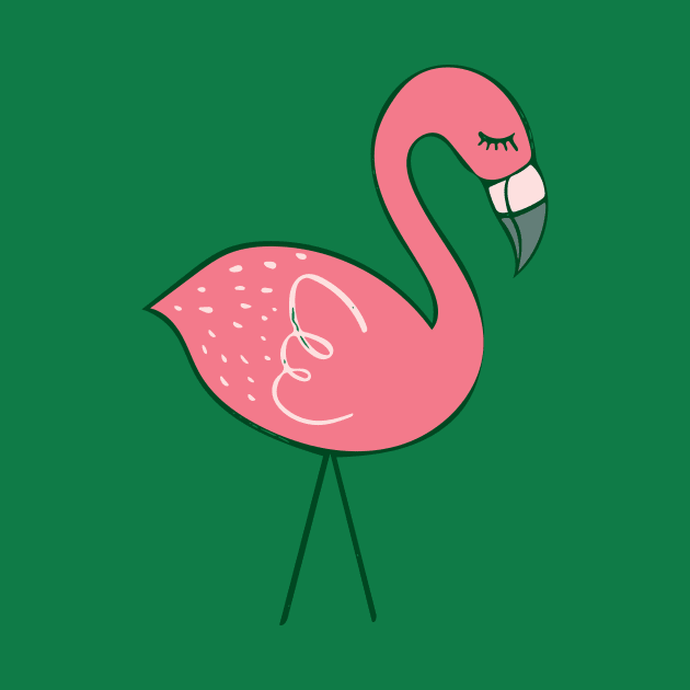 Campsite Flamingos by Jacqueline Hurd