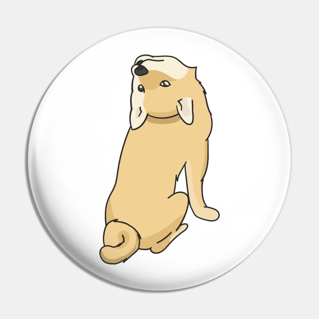 Funny Shiba Inu Dog Pin by jeff's stickers