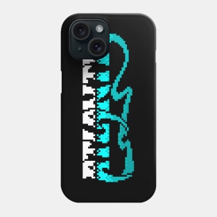 Atlantis 8 Bit Art Phone Case