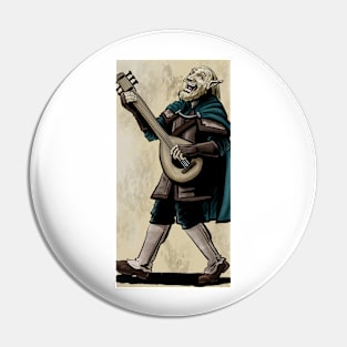 Hrilligho Half Elf Bard Pin