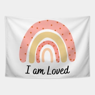 I am loved new baby toddler Tapestry