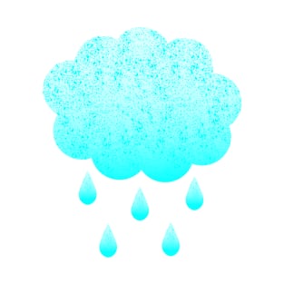 Cloud and raindrops T-Shirt