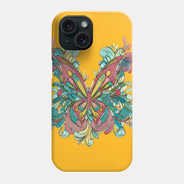 Artistic Butterfly Phone Case by AlondraHanley