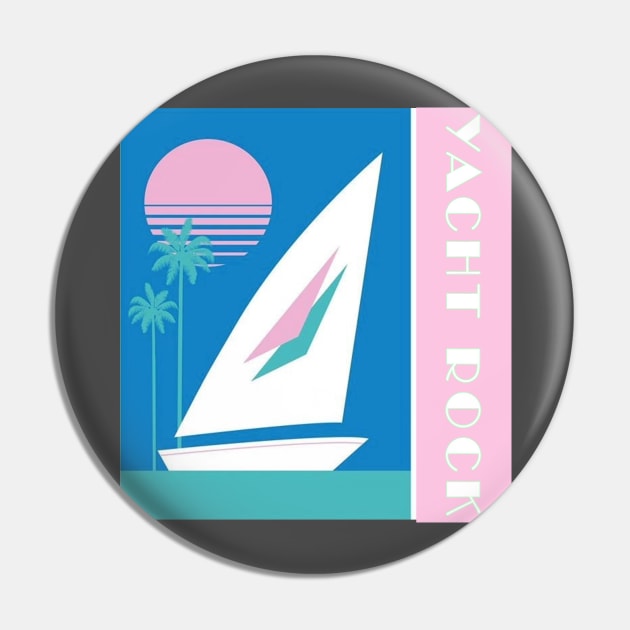 Yacht Rock Pin by SwampFoxDesign