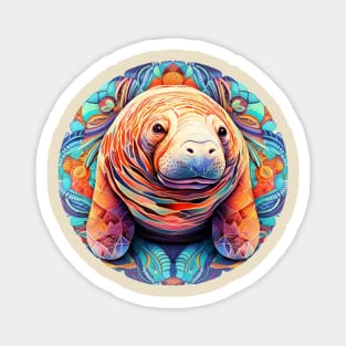 Mandala Manatee Magnet