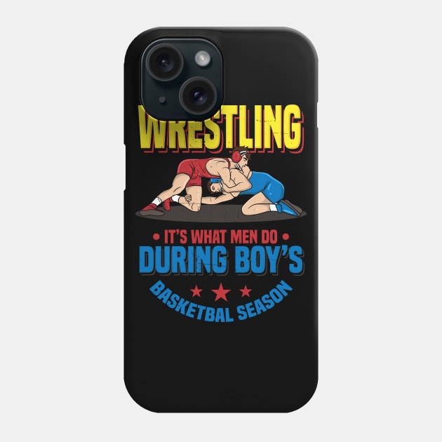 Wrestler Coach Funny Wrestling Dad Sport Gift Idea Phone Case by Dolde08