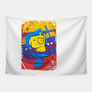 Chiguire tricolor Tapestry