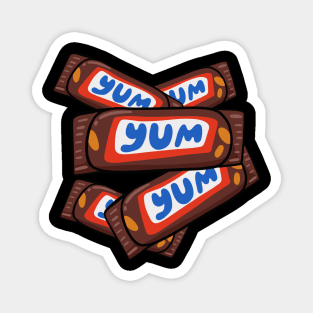 Chocolate Bars - Snack Lover Art Magnet