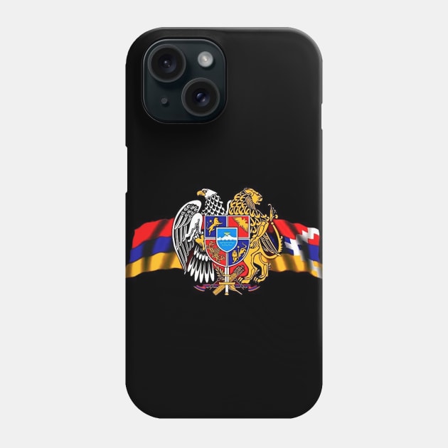 Artsakh Armenia Flag Phone Case by doniainart