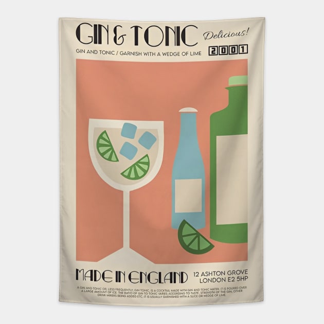 The Gin And Tonic Tapestry by floreslauda