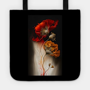 Painted Poppies 02 Tote