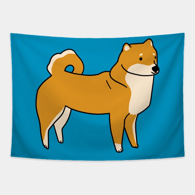 Shiba Inu Tapestry by saradaboru