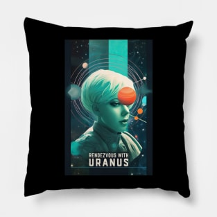 Rendezvous with Uranus Sci Fi Parody Pillow