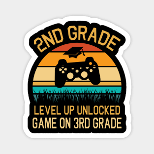 2nd Grade Level Up Unlocked Game On 3rd Grade Happy Class Of Back To School Senior Student Teacher Magnet