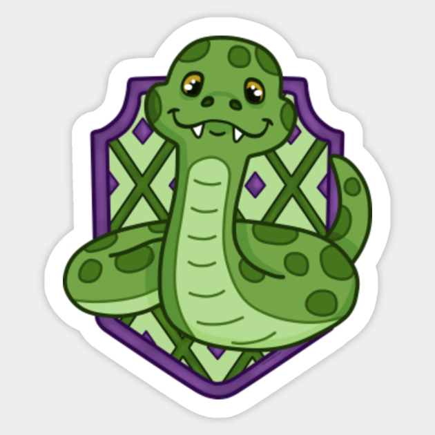 Cunning Snake Slytherin Sticker Teepublic Feel free to send us your own wallpaper and we will consider adding it to appropriate category. cunning snake
