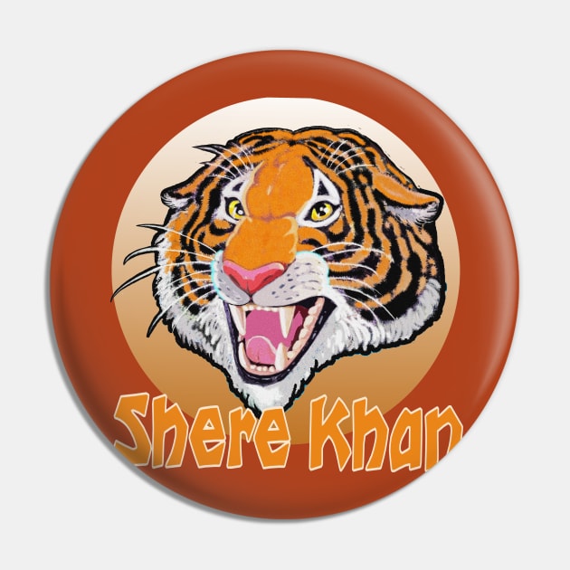 Shere Khan Pin by Toonicorn