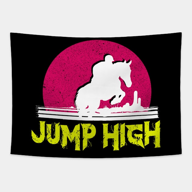 Jump high Tapestry by Markus Schnabel