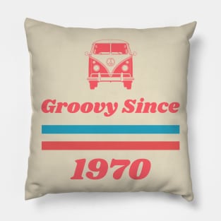 Groovy Since 1970 Pillow