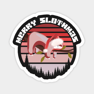 Merry Slothmas, too Magnet