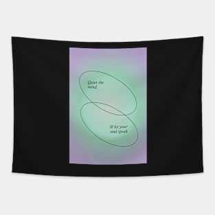 Green and Purple Aura Aesthetic Poster Tapestry