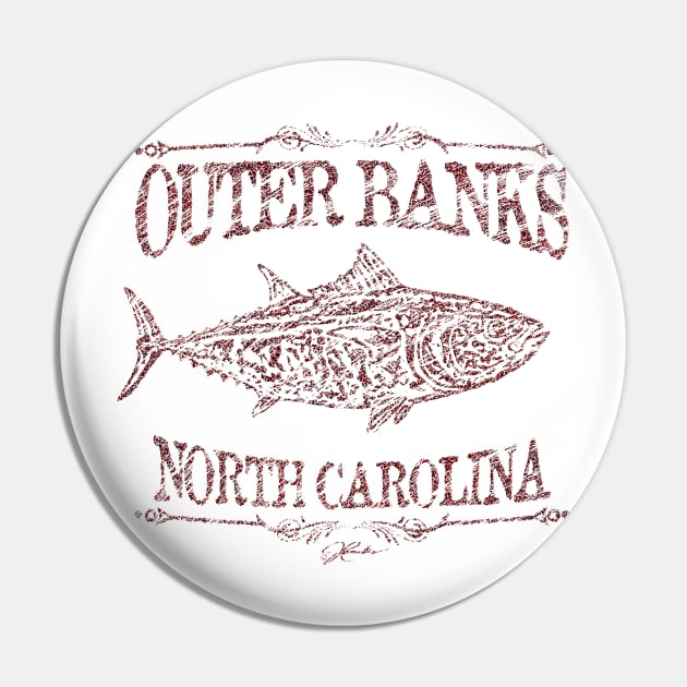 Outer Banks, NC, Bluefin Tuna Pin by jcombs