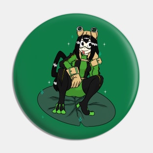 Amphibian Girl Pin