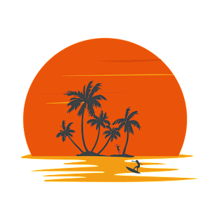 Sunset at The Beach T-Shirt