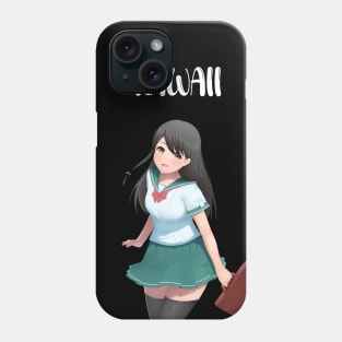 kawaii anime japanese schoolgirl Phone Case