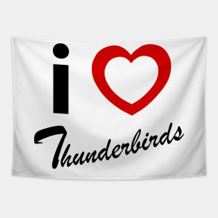 I love (heart) Thunderbirds Display Team Tapestry