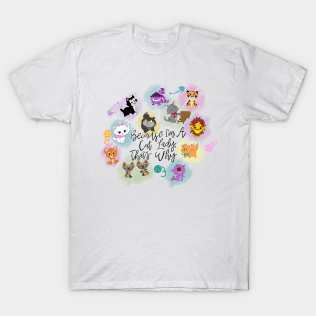 disney cat lady t shirt