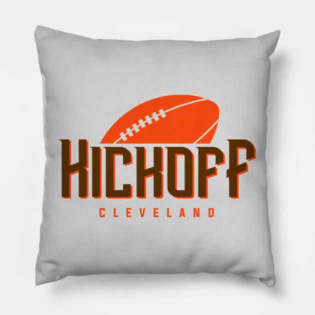 Cleveland Football Team Pillow by igzine