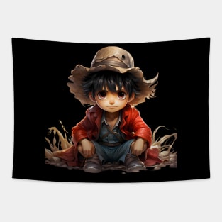 Reimagined Monkey D. Luffy from One Piece Tapestry