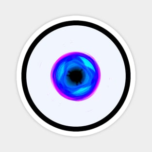 Eye abstract art horror Magnet