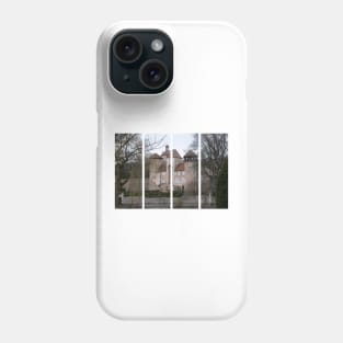 The castle of Sercy is a 12th-century castle in the Bourgogne-Franche-Comte. Cloudy winter day Phone Case