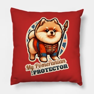 Pomeranian Queen's guard Pillow