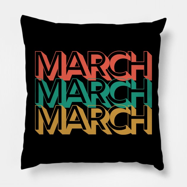 March Pillow by Rev Store