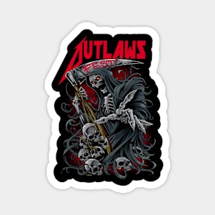 OUTLAWS MERCH VTG Magnet