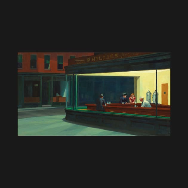 Nighthawks - Edward Hopper by themasters