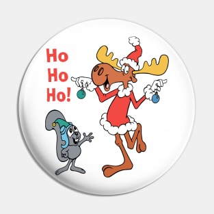 Santa With Baubles Pin