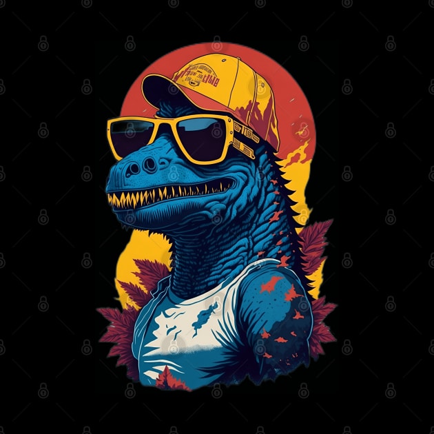 Retro Godzilla by Shop Goods