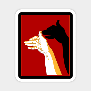 Hand Shadow - Good Dog Magnet