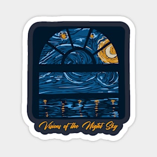 Visions of the starry night Magnet