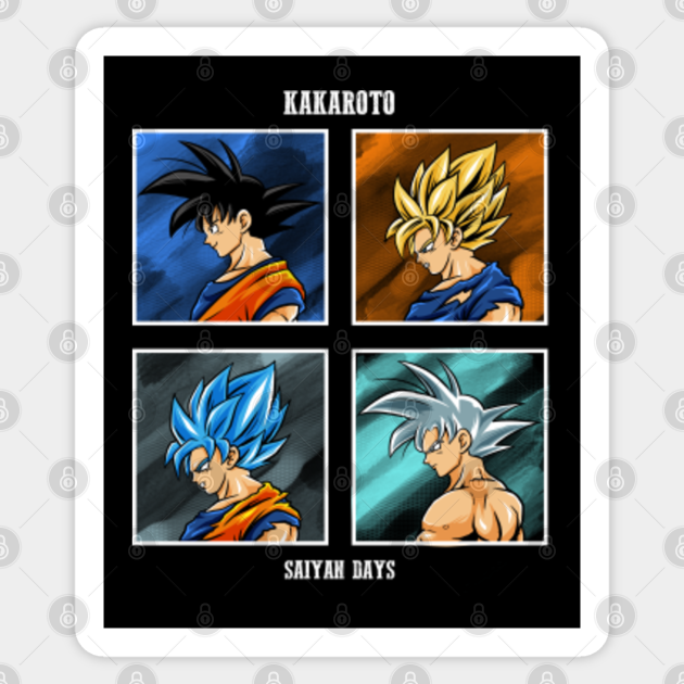 kakaroto form - Son Goku Dragon Ball - Sticker | TeePublic kakaroto form - Son Goku Dragon Ball - Sticker | TeePublic
