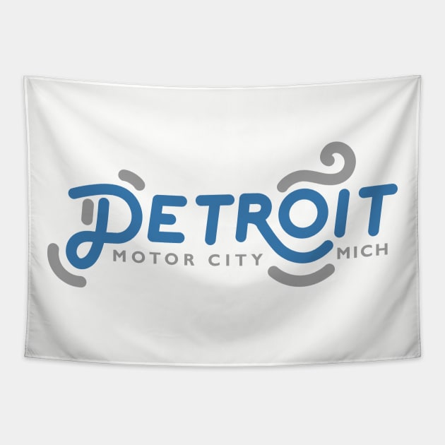 Detroit Tapestry by J31Designs