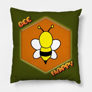 Bee Happy Pillow