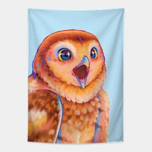 Owl art Tapestry