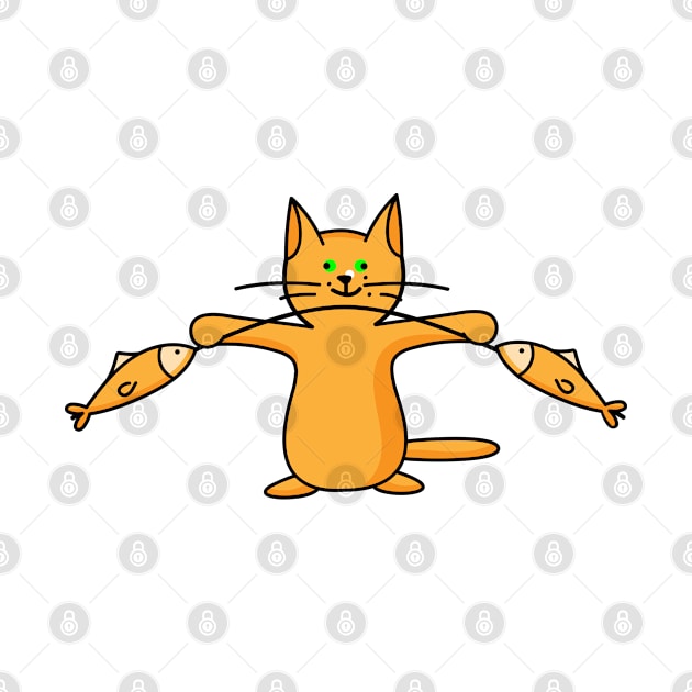 funny fitness cat by spontania