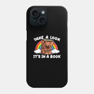 Take A Look (Black Print) Phone Case