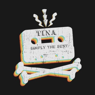 tina simply the best / vintage cassette T-Shirt